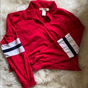 Youth in Revolt Long Sleeve Crop Top